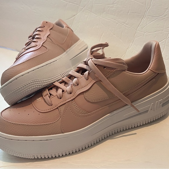 Nike Air Force 1 Low PLT.AF.ORM Light Soft Pink Oxford Women's Sz 12 Platform - Picture 2 of 13